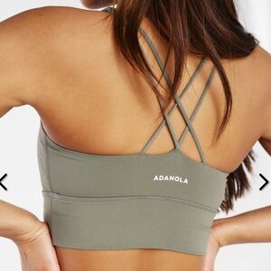 Adanola Cross Back Bra - Olive Green
